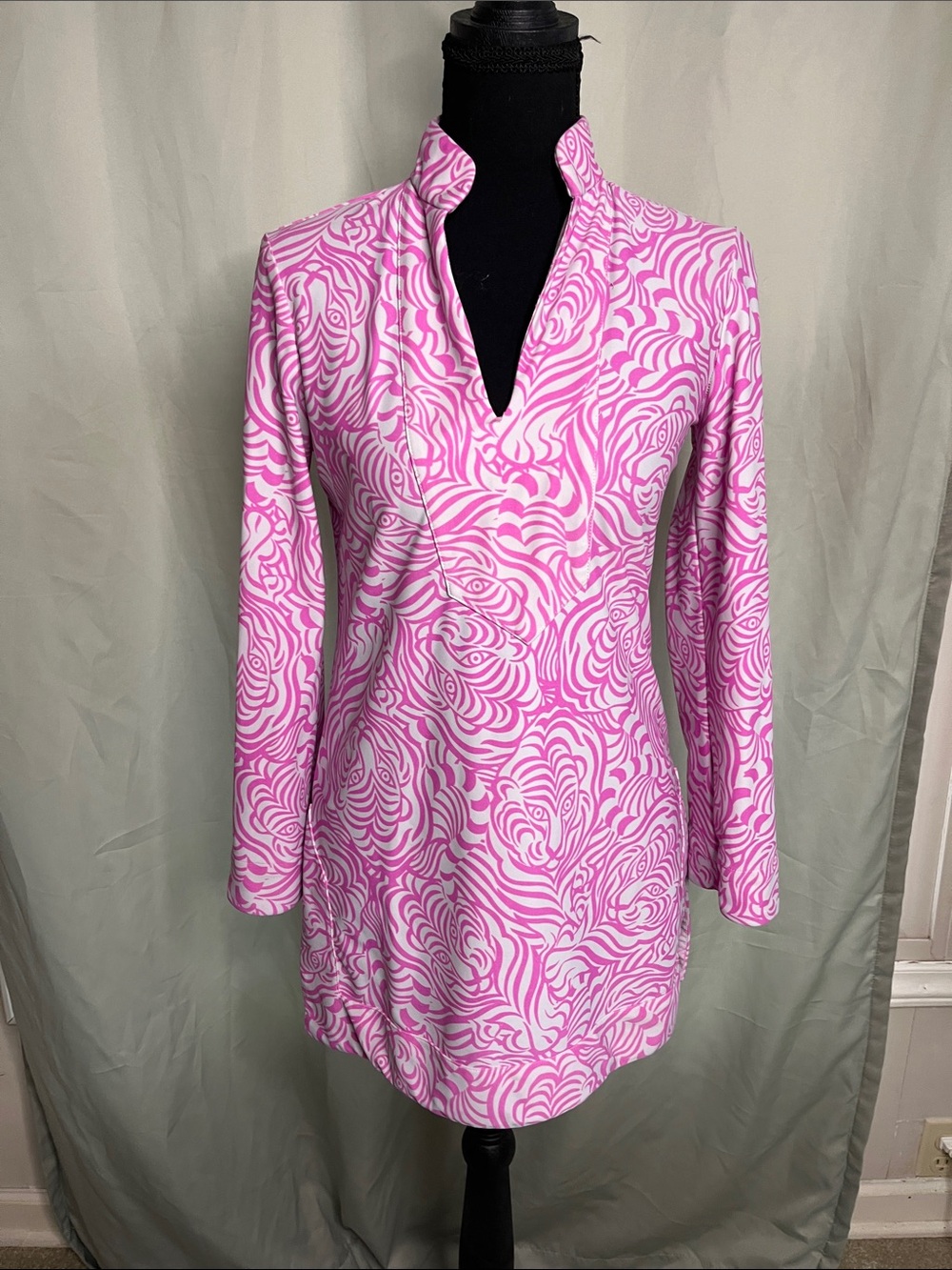 Jude Connally Hidden Tiger Dress Tunic CoverUp
